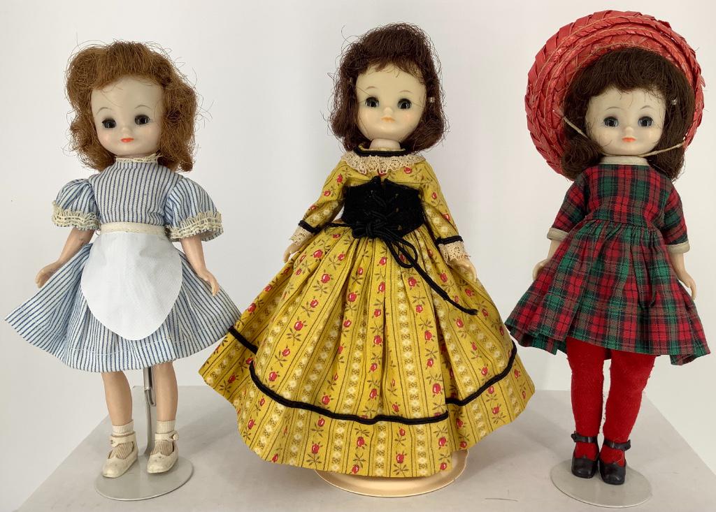 (3) American Character hard plastic Betsy McCall dolls. (1 of 1)