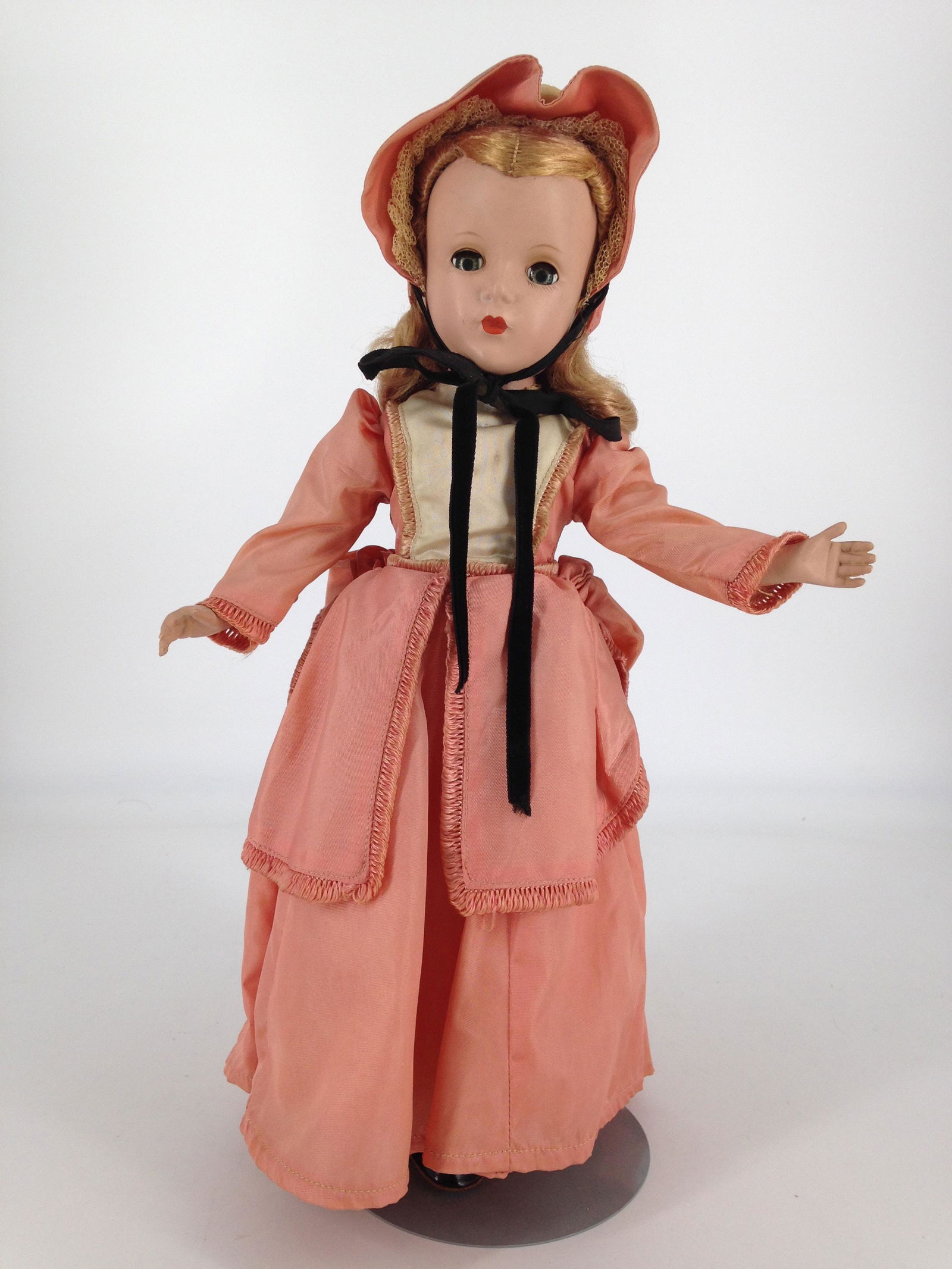 14" MADAME ALEXANDER HARD PLASTIC GODEY LADY. HAIR IN (1 of 4)