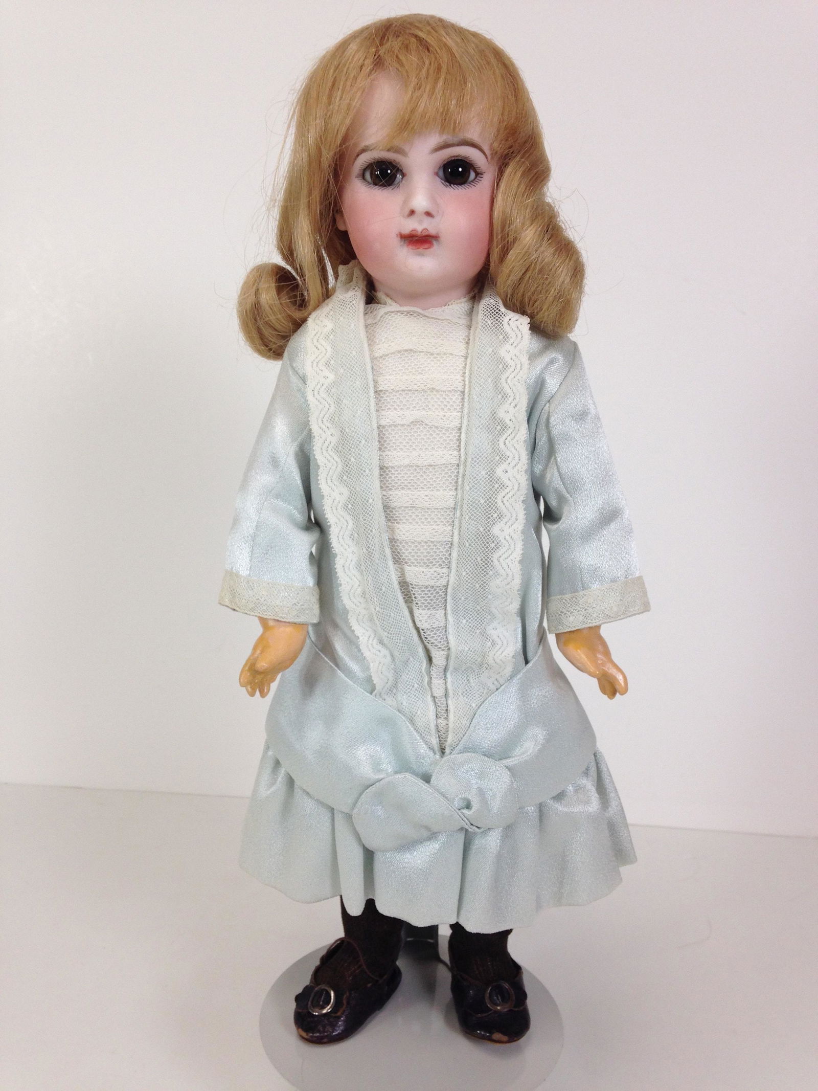 13 1/2" JUMEAU E.J. BÃ‰BÃ‰. BISQUE SOCKET HEAD MARKED (1 of 5)