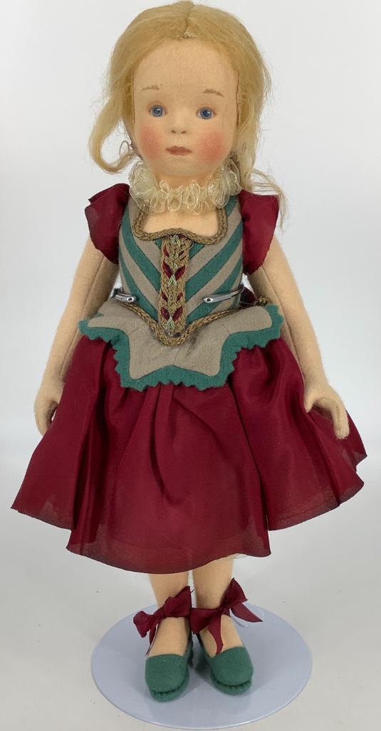 12" R. John Wright "Musette" candy container. Made (1 of 2)