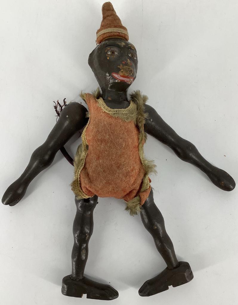Schoenhut Circus Monkey. All wood, molded and painted (1 of 2)