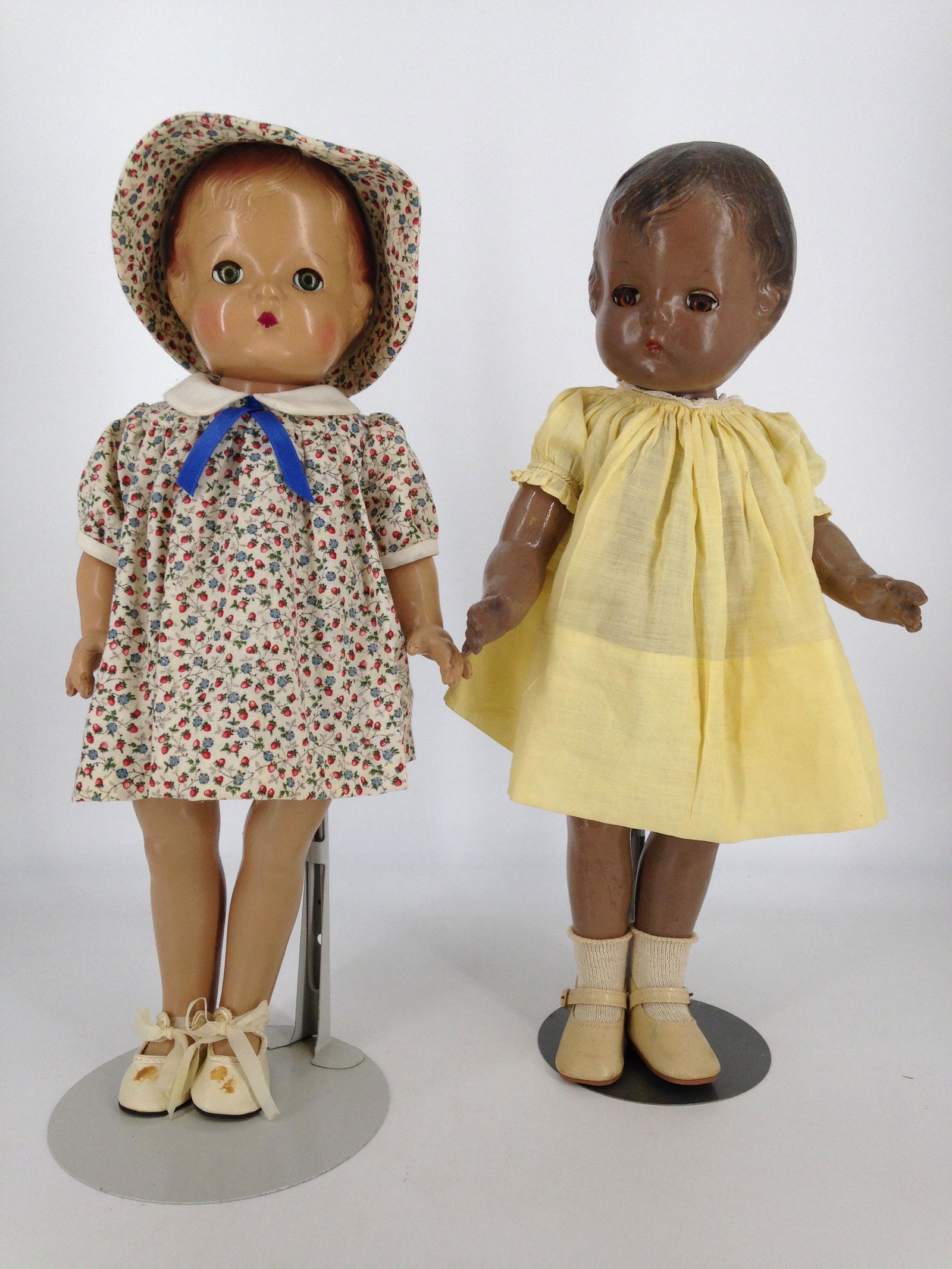 (2) 17" VINTAGE EFFANBEE COMPOSITION "PATSY JOAN" DOLLS (1 of 5)