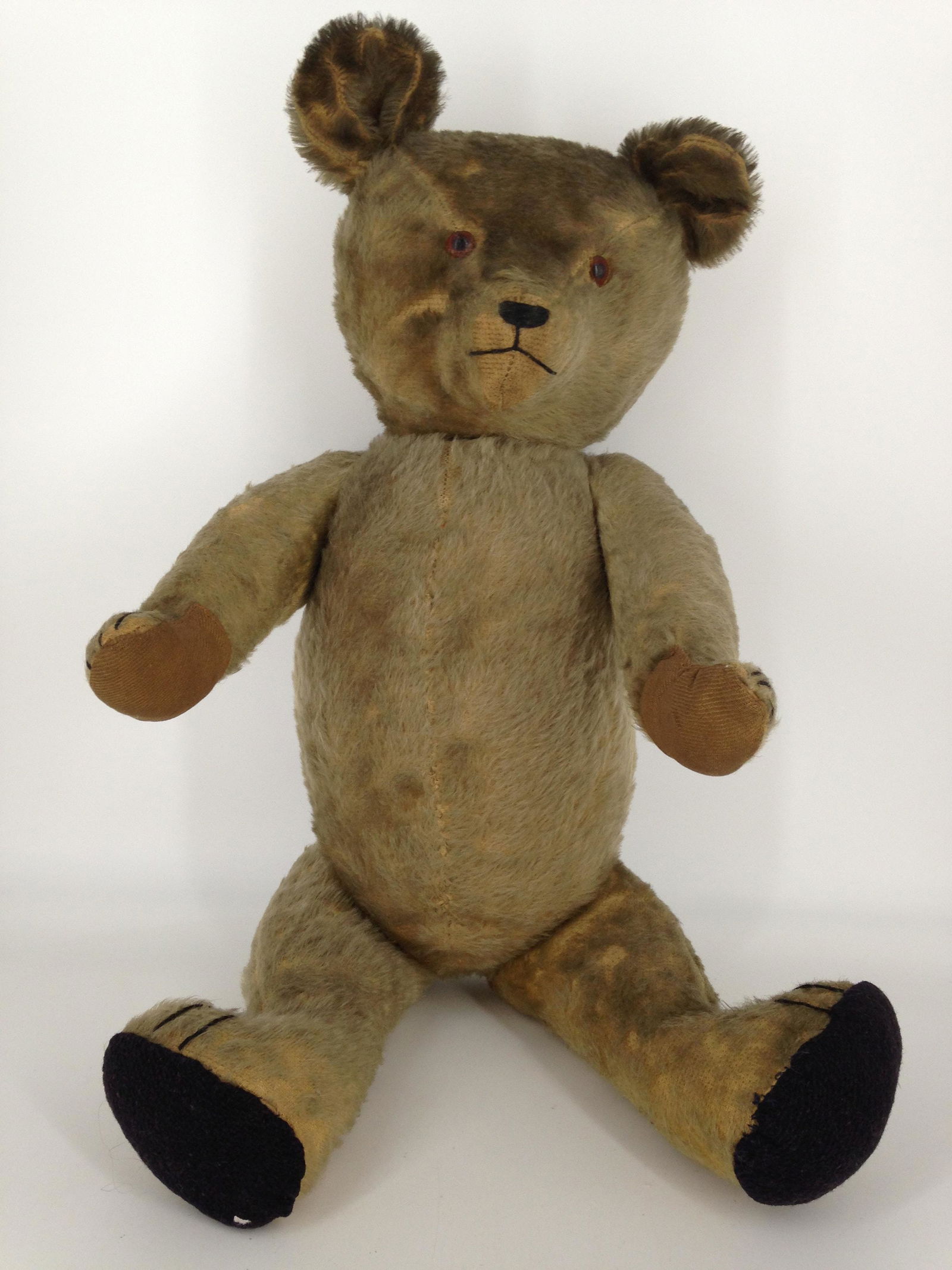 24" VINTAGE MOHAIR BEAR MAKER UNKNOWN BUT MOST LIKELY (1 of 1)