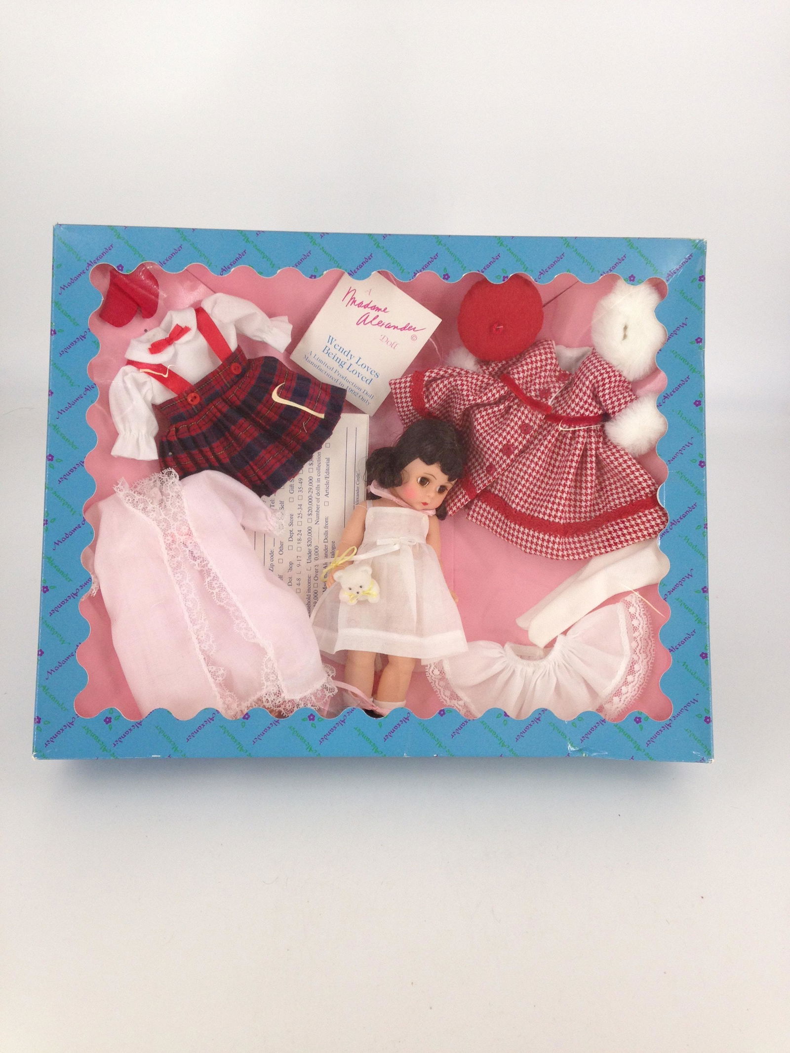 LIMITED EDITION MADAME ALEXANDER "WENDY LOVES BEING (1 of 1)