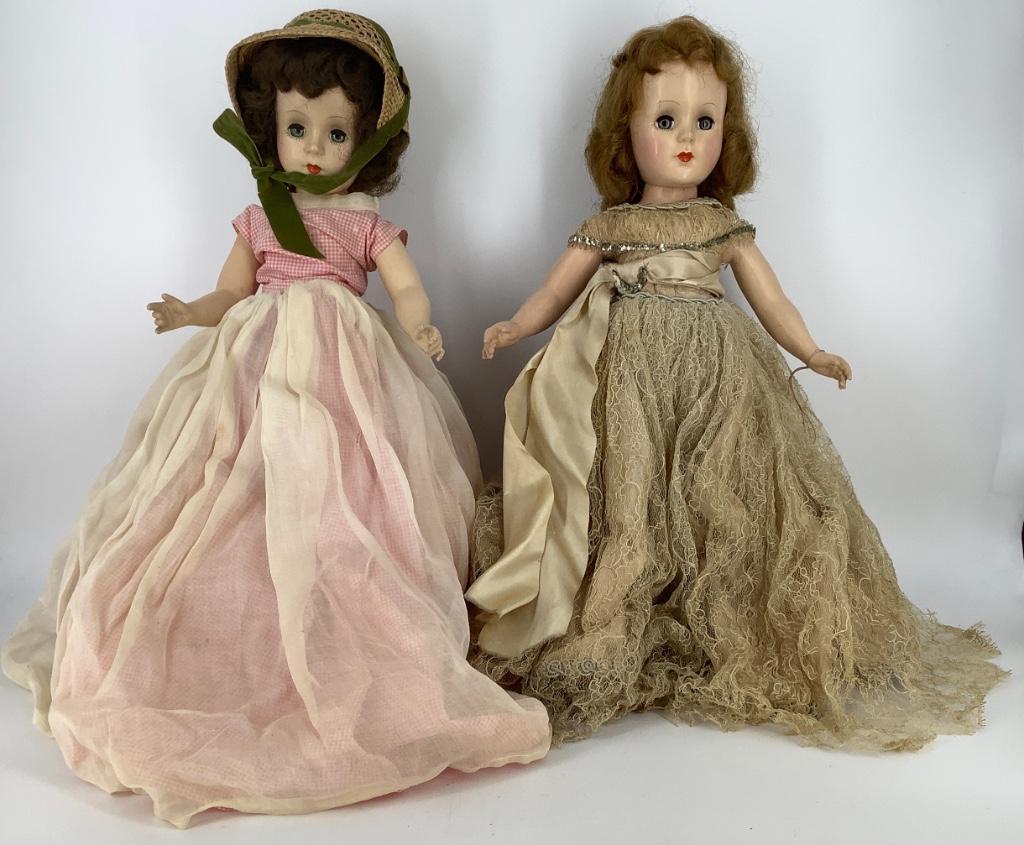 (2) 17" vintage hard plastic Nancy Ann Style Show (1 of 1)