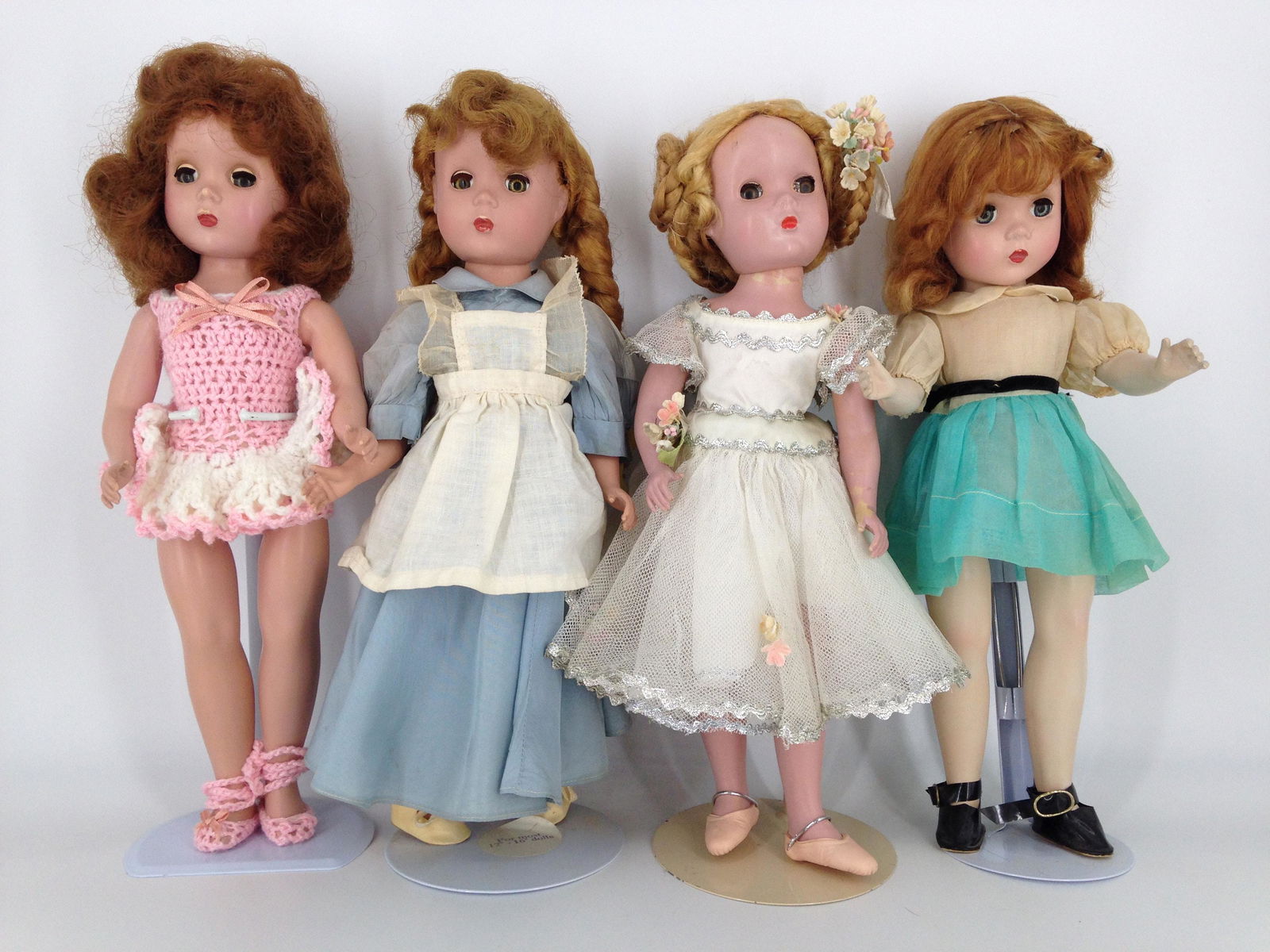 (4) 14" VINTAGE MADAME ALEXANDER HARD PLASTIC MAGGIE (1 of 7)