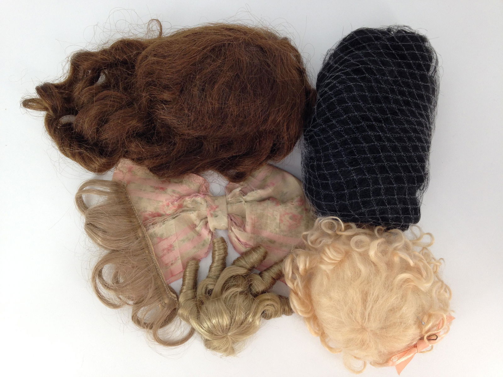 LOT OF (3) BOXED DOLL WIGS INCLUDING MOHAIR, WEFT AND (1 of 1)
