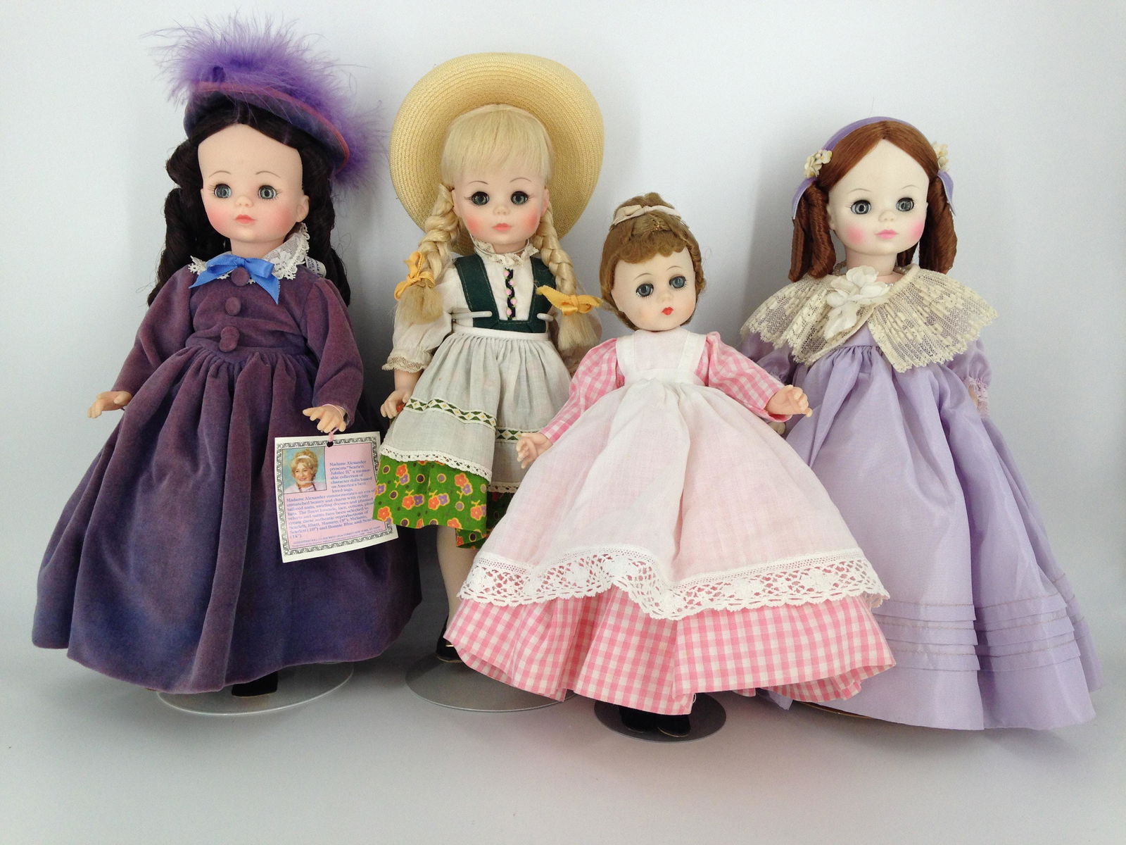 (4) UNBOXED MADAME ALEXANDER DOLLS IN TAGGED COSTUMES (1 of 1)