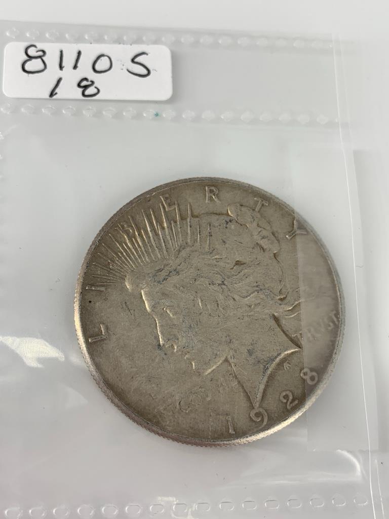 1928 Peace Dollar Coin (1 of 2)