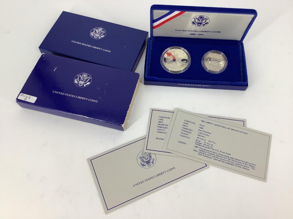 U.S. 1986 Liberty Coin Set (1 of 1)