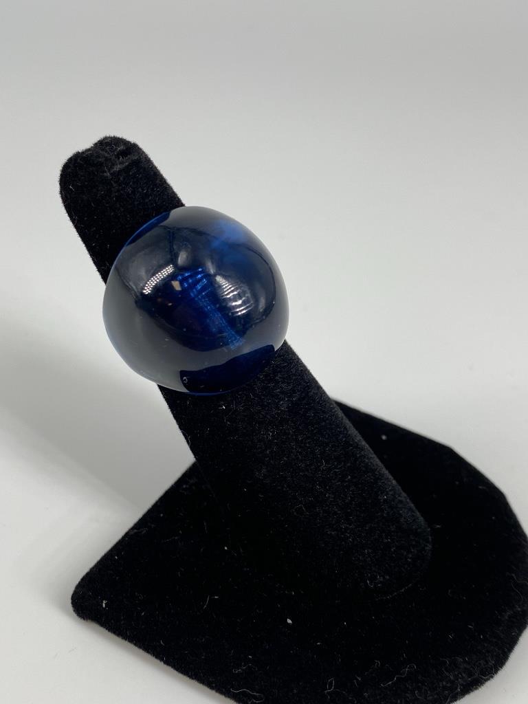 Original Vintage Lalique Crystal ring (1 of 3)