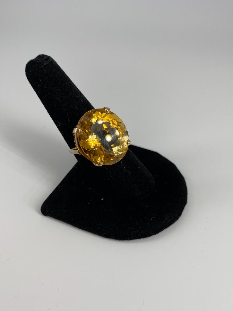 Stunning Madeira Citrine Ring (1 of 6)