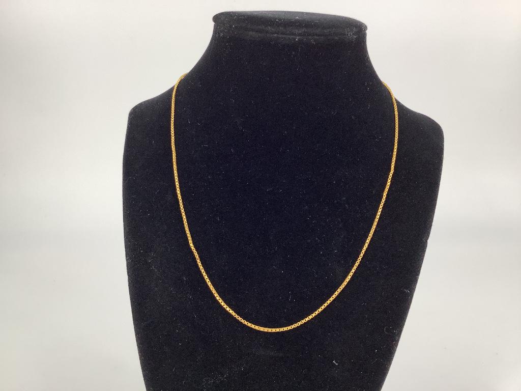 24kt Gold Necklace (1 of 2)