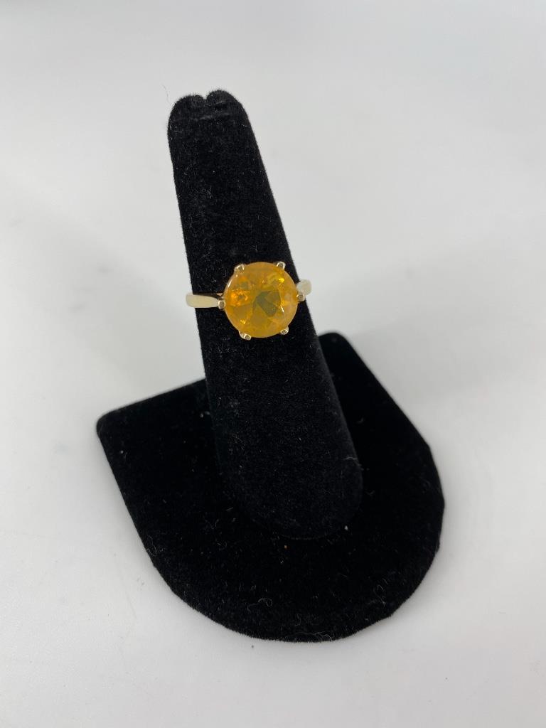 14kt Yellow Gold Fire Opal Ring (1 of 6)