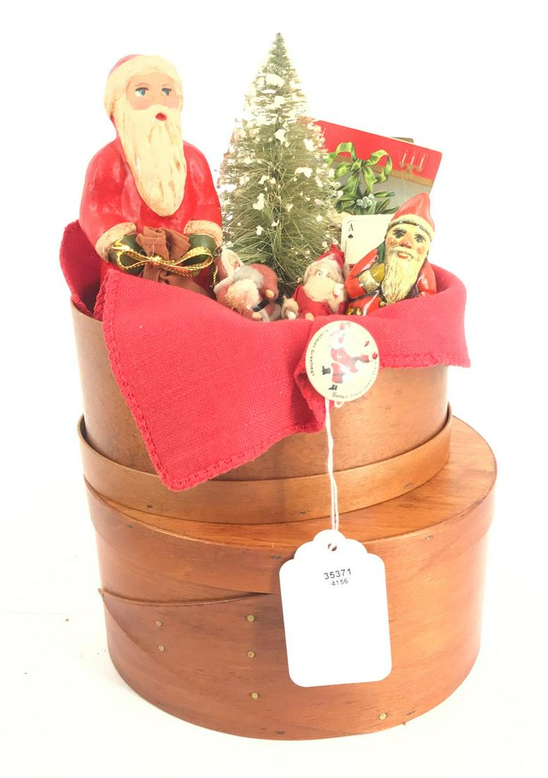 LOT OF TWO SHAKER STYLE BOXES INCLUDING A 6Â½" NEW (1 of 1)