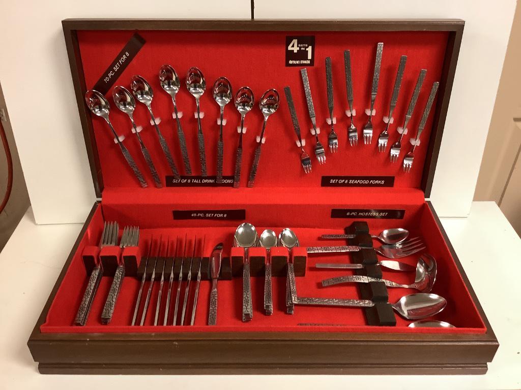 Northland stainless flatware in box. (1 of 1)