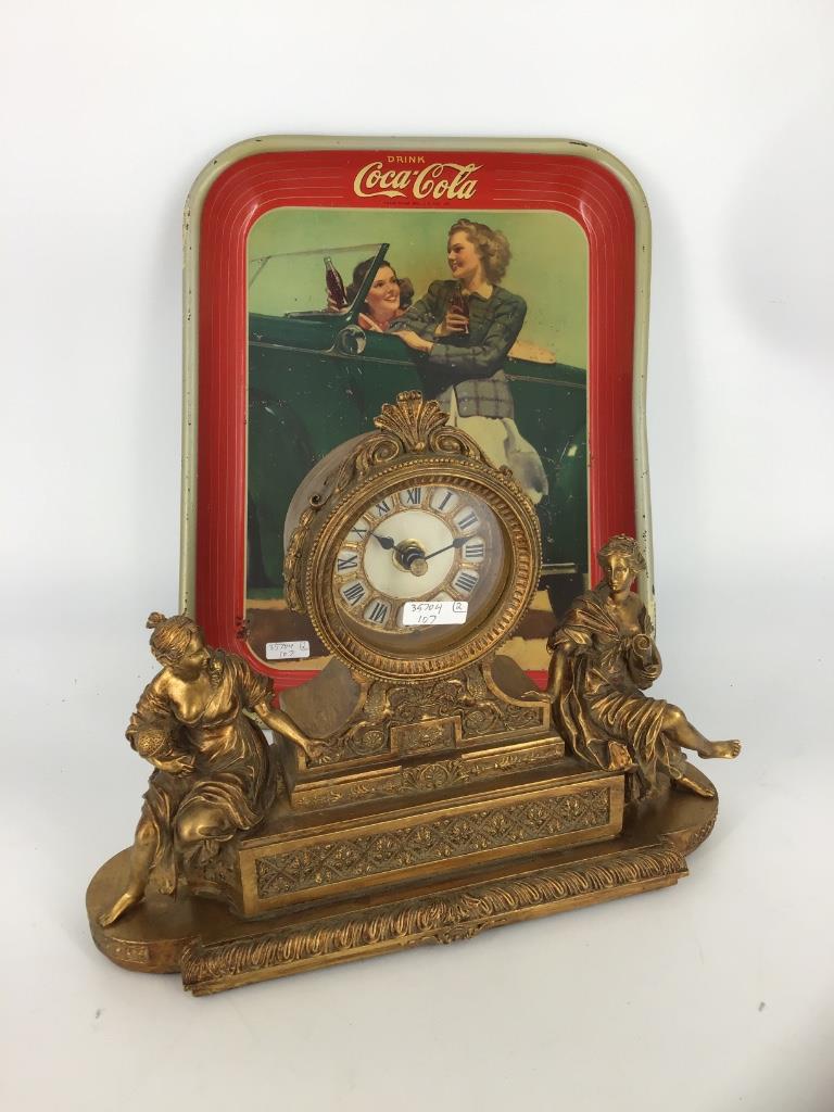 Lot including 1942 Coca-Cola tray by American Artworks (1 of 2)