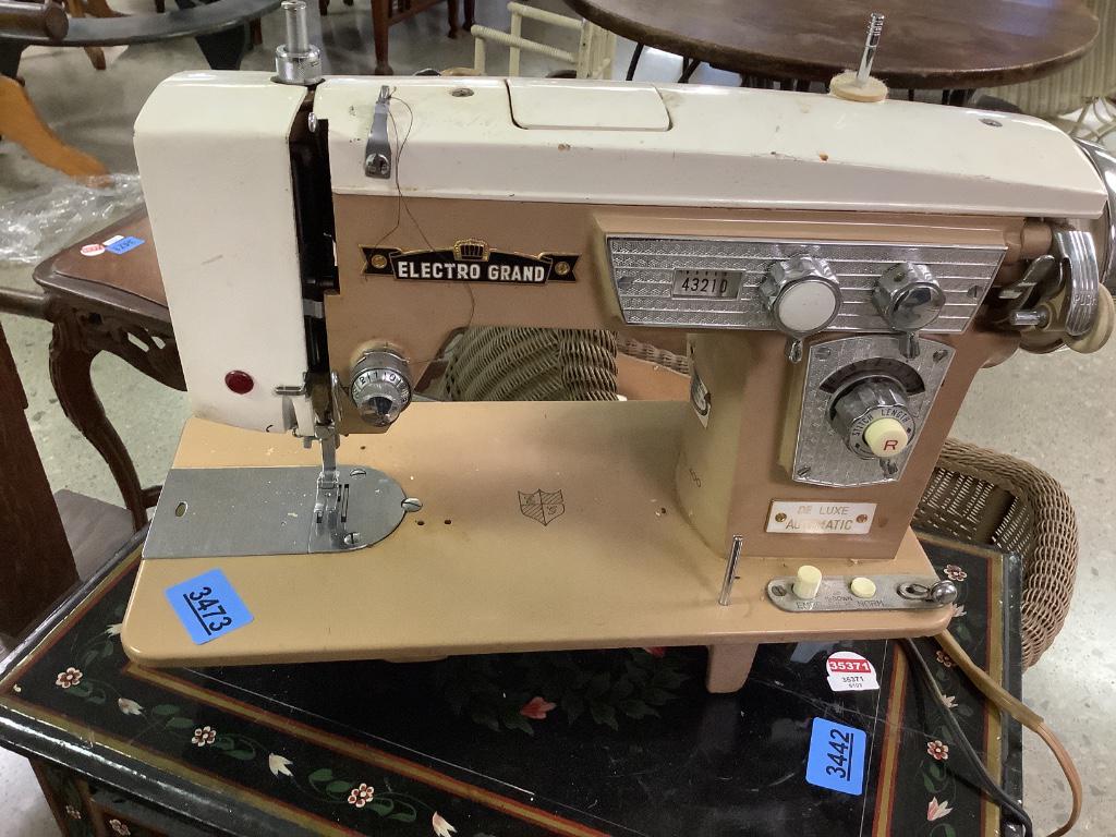 Electro Grand De Luxe Automatic Sewing Machine. Model #