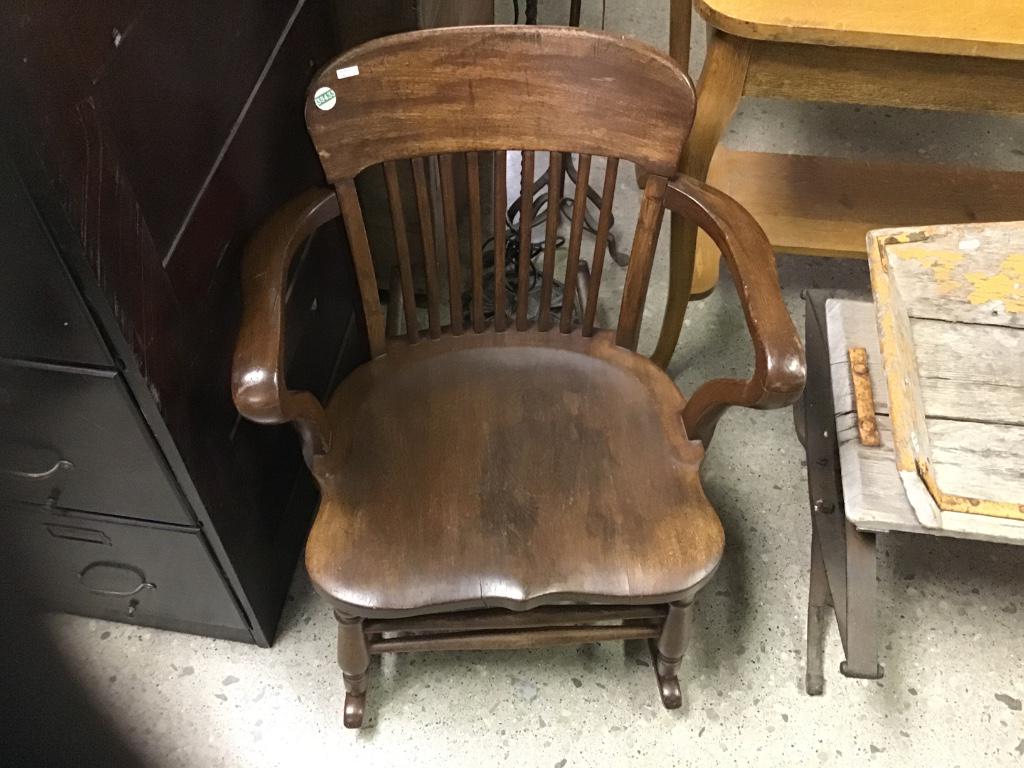 Half Spindleback rocking chair, 30” high: Half Spindleback rocking chair, 30” high