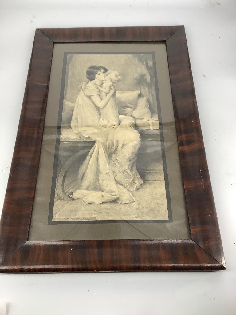 Vintage framed print by M.Goodman. 28.5x18 inches (1 of 2)
