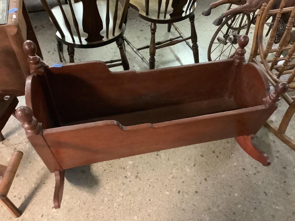 Antique cradle, 40": Antique cradle, 40"