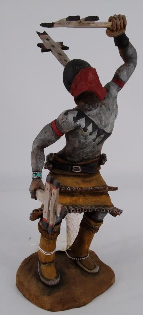 Wooden Hopi Kachina Doll, " Mountain Spirit ", Carson: Wooden Hopi Kachina Doll, " Mountain Spirit ", Carson Chee is the artist and it's 11.5" in total height