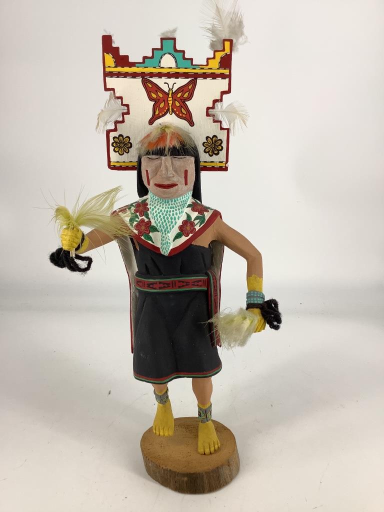 Hopi â€œPoli Mana (Butterfly Girl)â€ with unidentified (1 of 3)