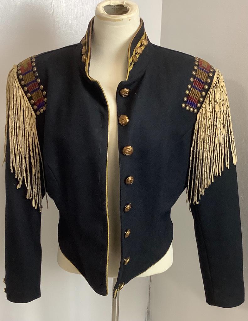 Wool with suede accents jacket made by Double D Ranch (1 of 2)