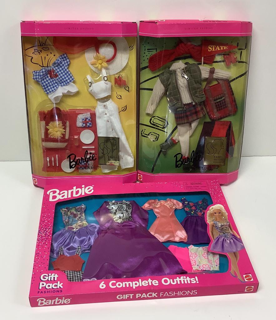 (3) NRFB Barbie fashion sets including Barbie Millicent (1 of 1)