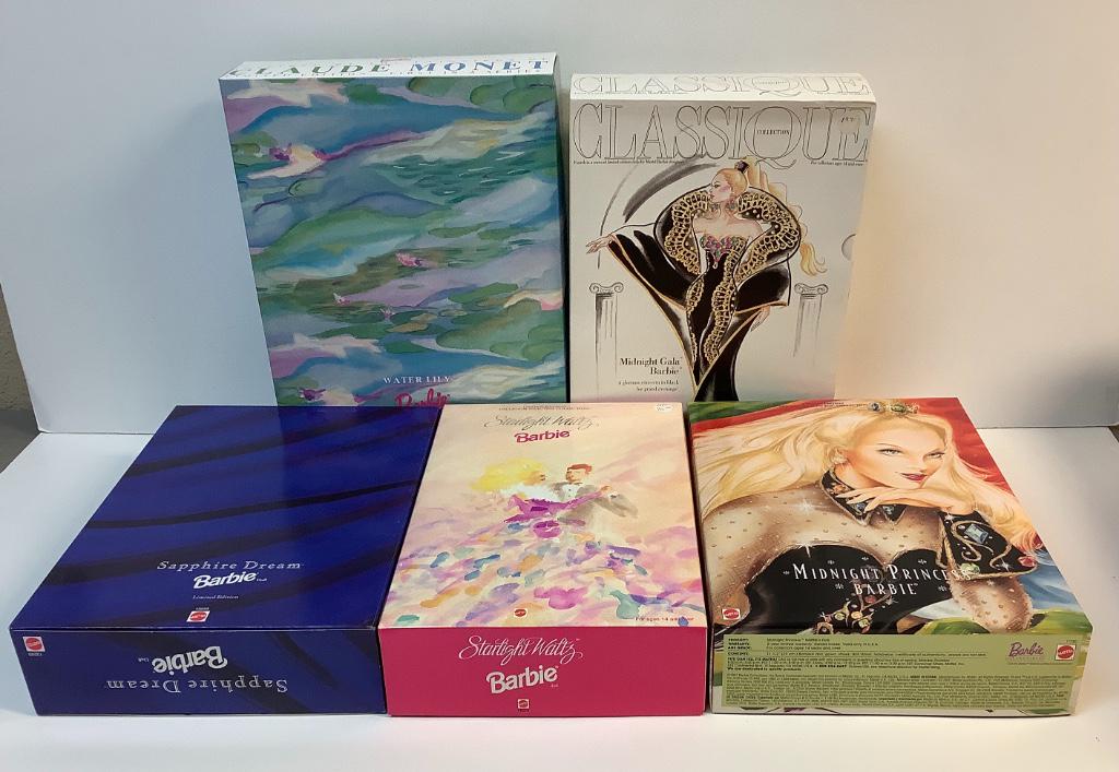 (5) NRFB Barbies including Classique "Midnight Gala", (1 of 1)