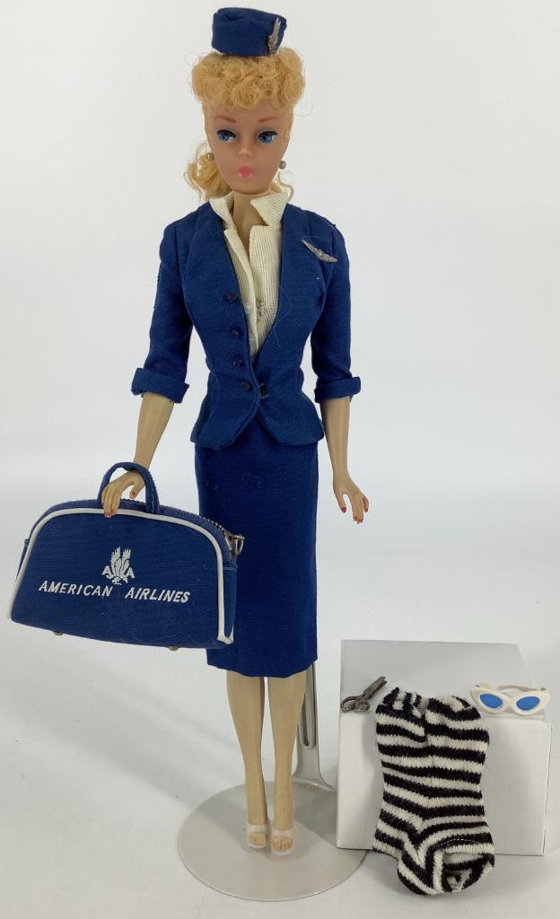 #6 blonde ponytail Barbie on a #3 solid body wearing (1 of 1)