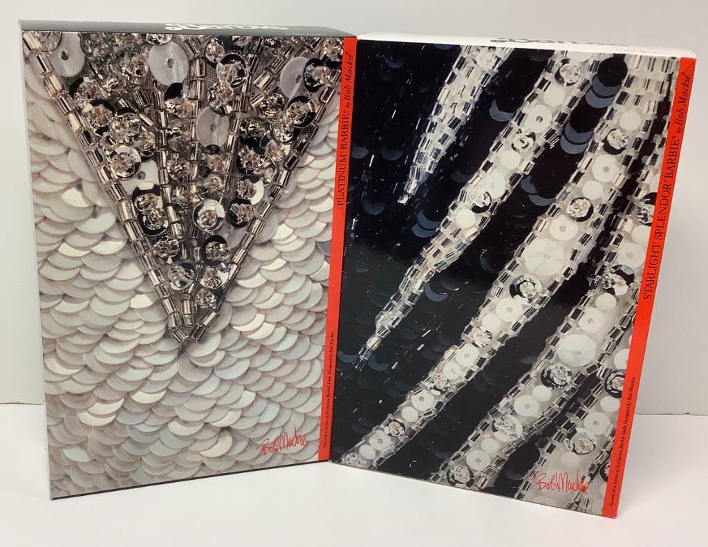 (2) NRFB Bob Mackie Barbies including "Starlight (1 of 1)