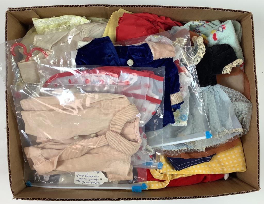 Lot of miscellaneous vintage doll clothes including (1 of 1)