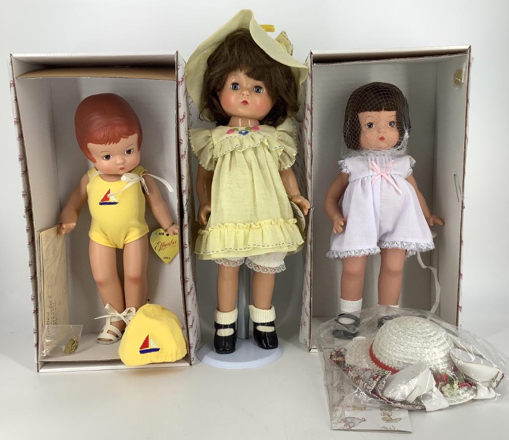 (3) Effanbee reproduction Patsy dolls including 16" (1 of 2)