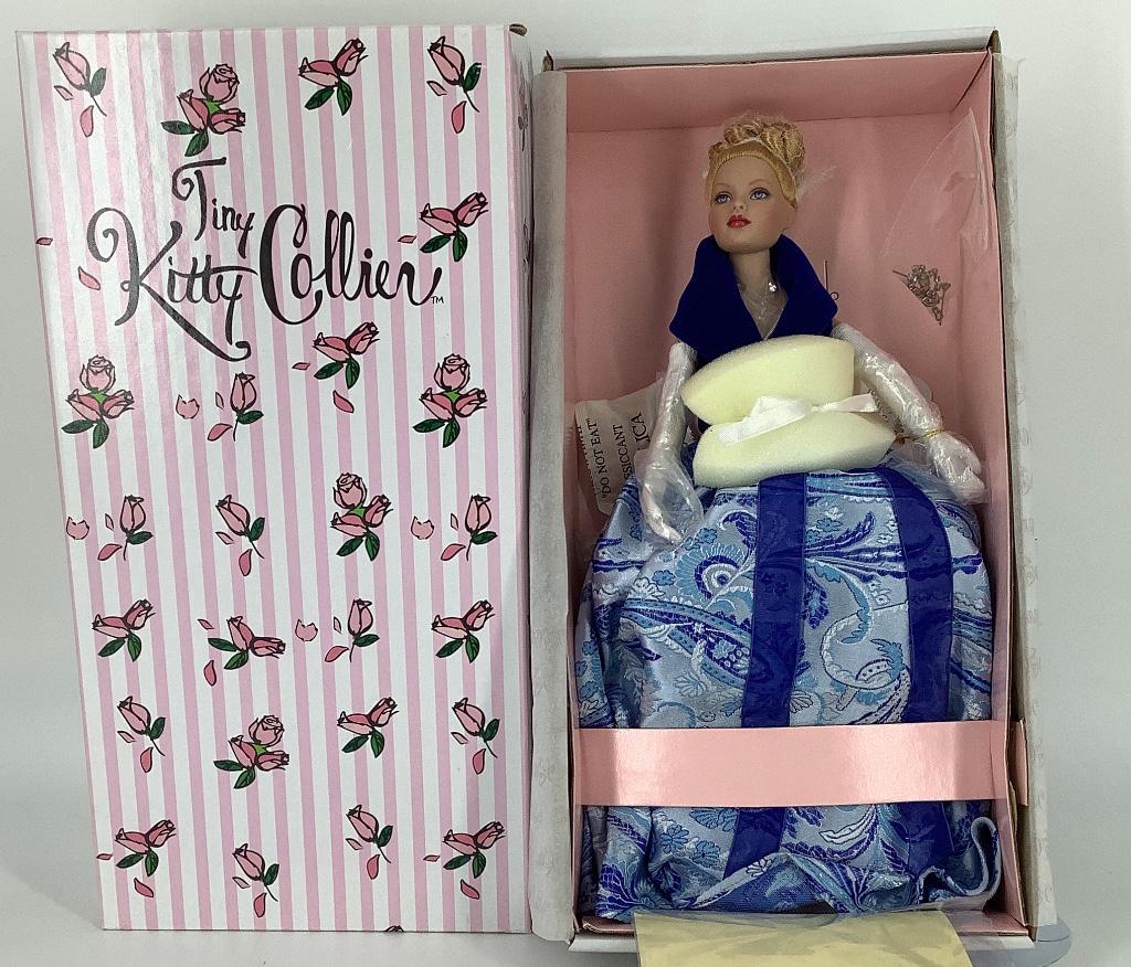 Tiny Kitty Collier "Belle of the Prom" by the Tonner: Tiny Kitty Collier "Belle of the Prom" by the Tonner Doll Company, Inc. Made exclusively for the Lake County Doll Collectors of Illinois 2007. Limited Edition of 200, Kitty has not been removed from h