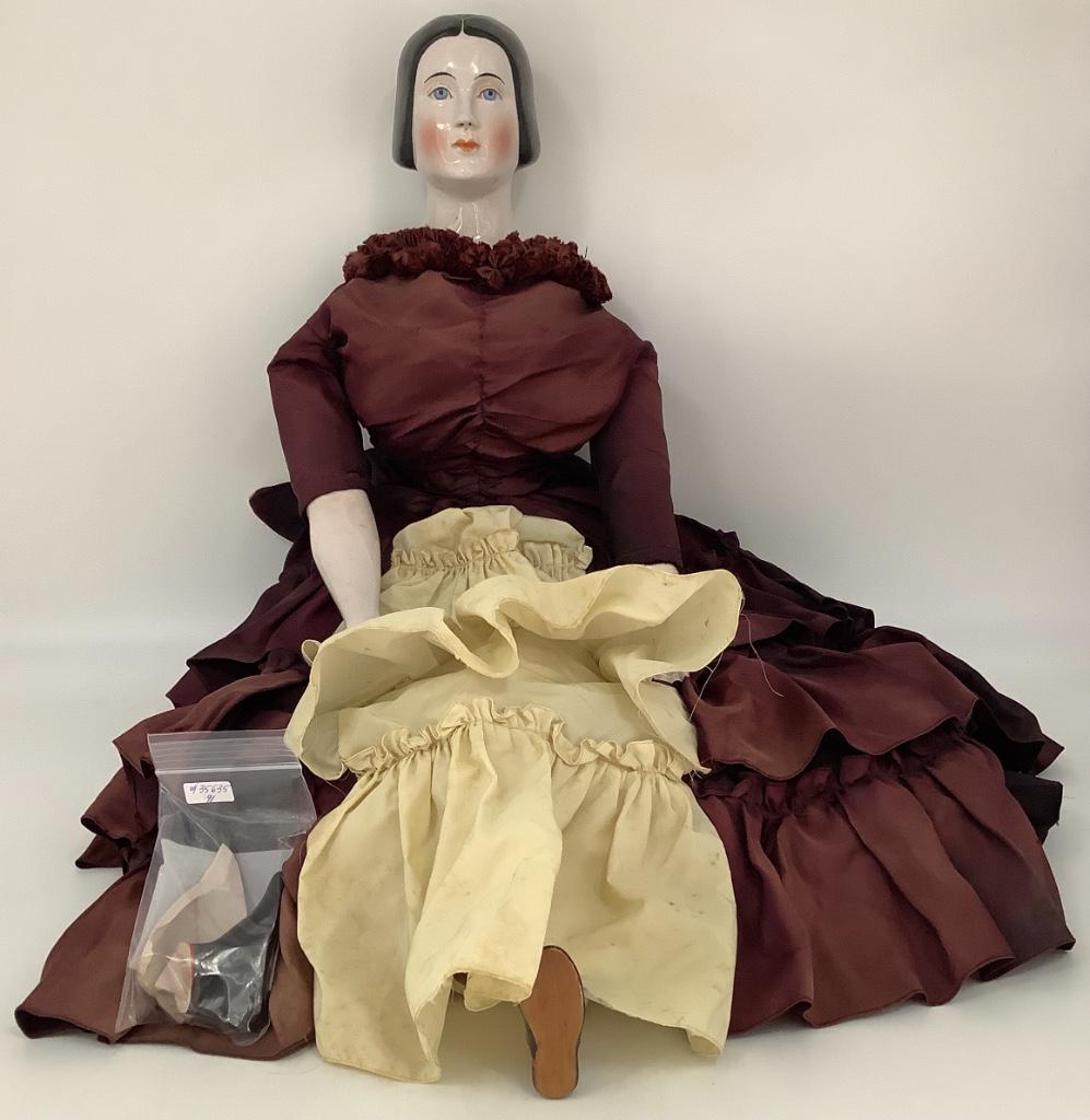 32" Early China Head so-called "Fanny Elssler. Heavy (1 of 2)