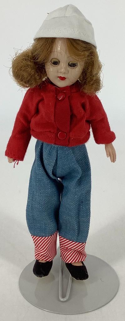 8" Sandra Sue hard plastic doll. Synthetic wig, sleep (1 of 1)