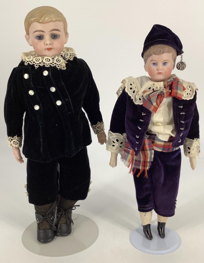 (2) Bisque shoulder head boys. Includes 11" Kling 300 (1 of 1)