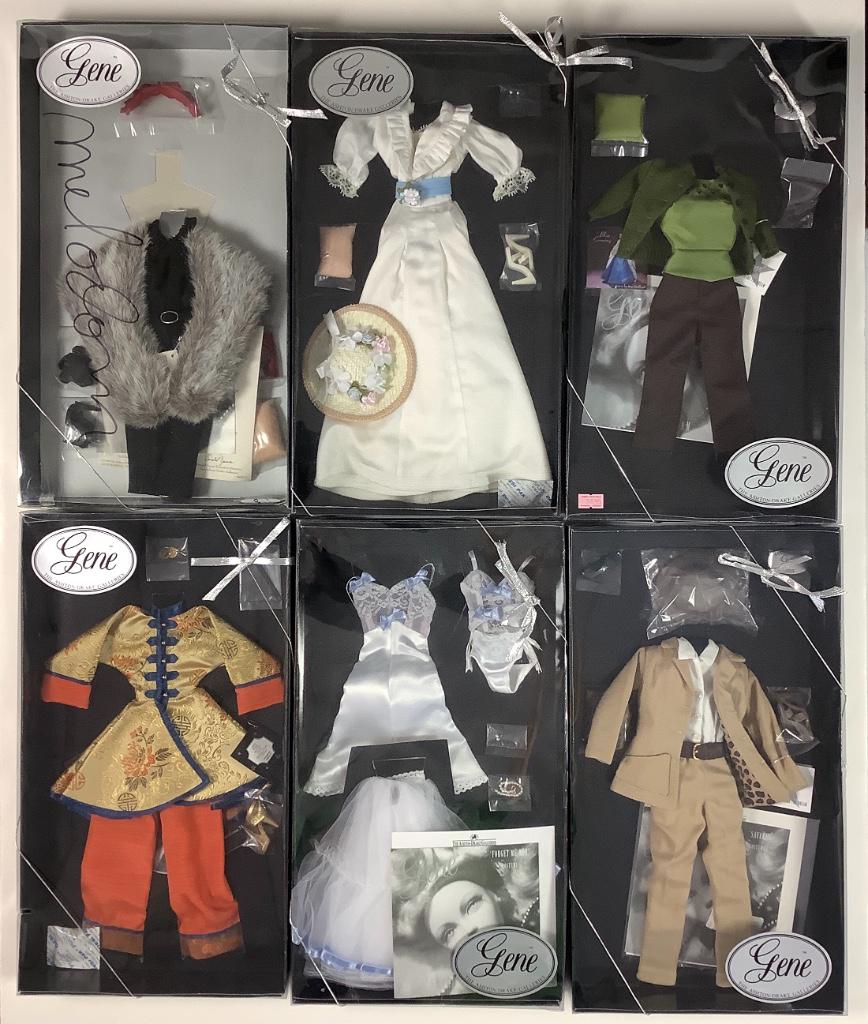 (6) Boxed Gene costumes including "Safari", "Mandarin (1 of 2)