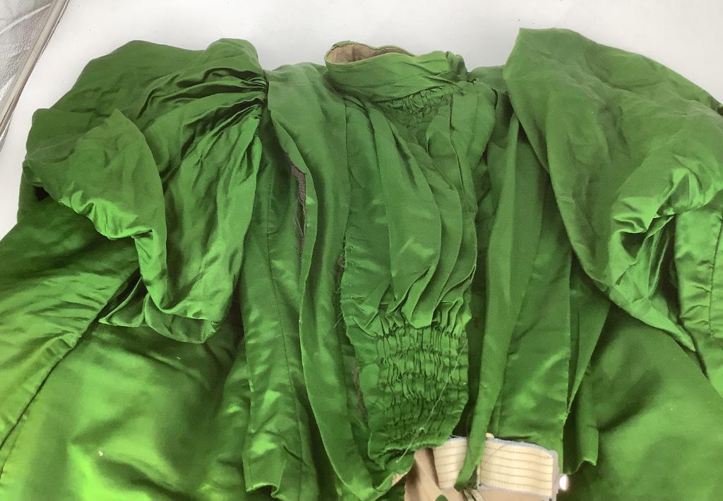 Lot three piece ladies dress circa set late 1800s (1 of 1)