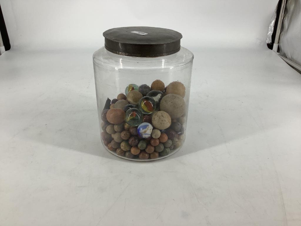 Apothecary jar with early marbles. (1 of 1)
