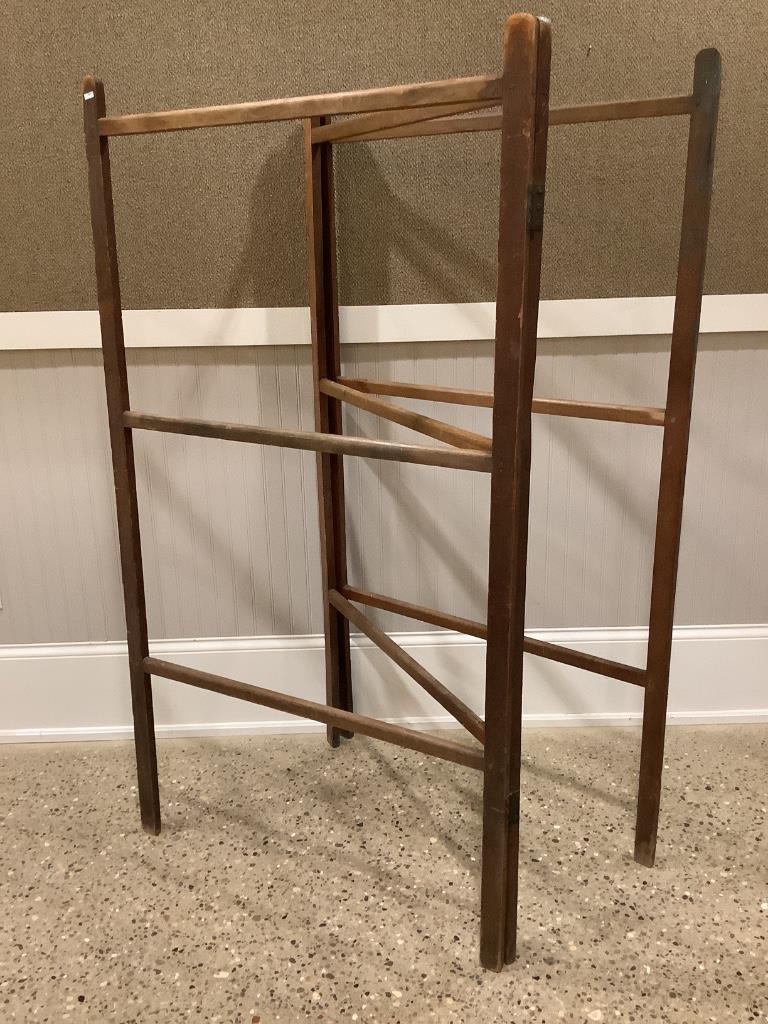 Early three section drying rack. (1 of 2)