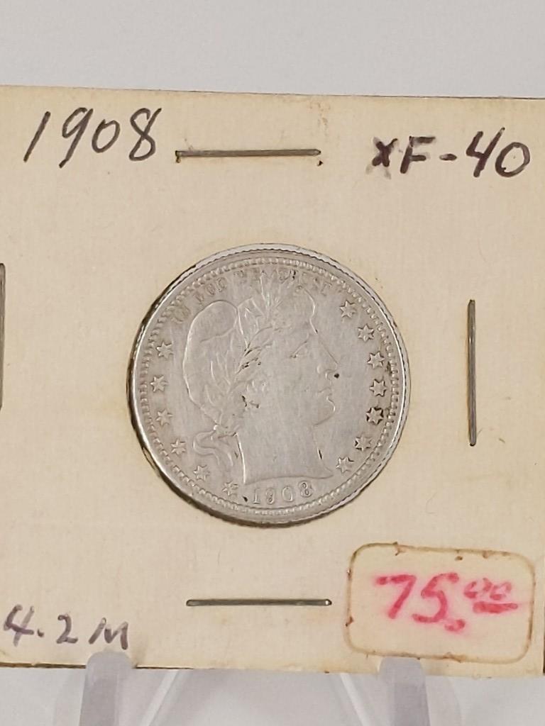1908 Barber Quarter (1 of 4)