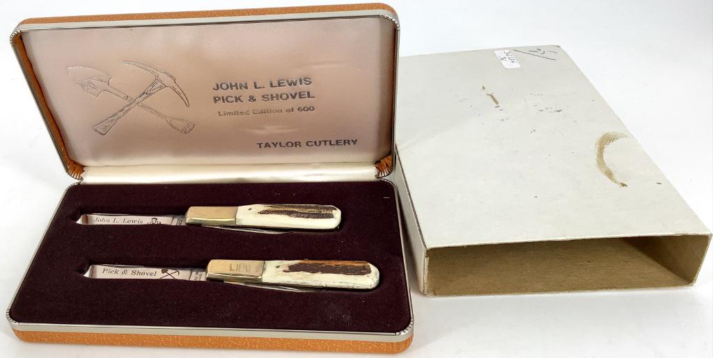 Taylor Cutlery "John L Lewis Pick & Shovel" Knife Set (1 of 3)