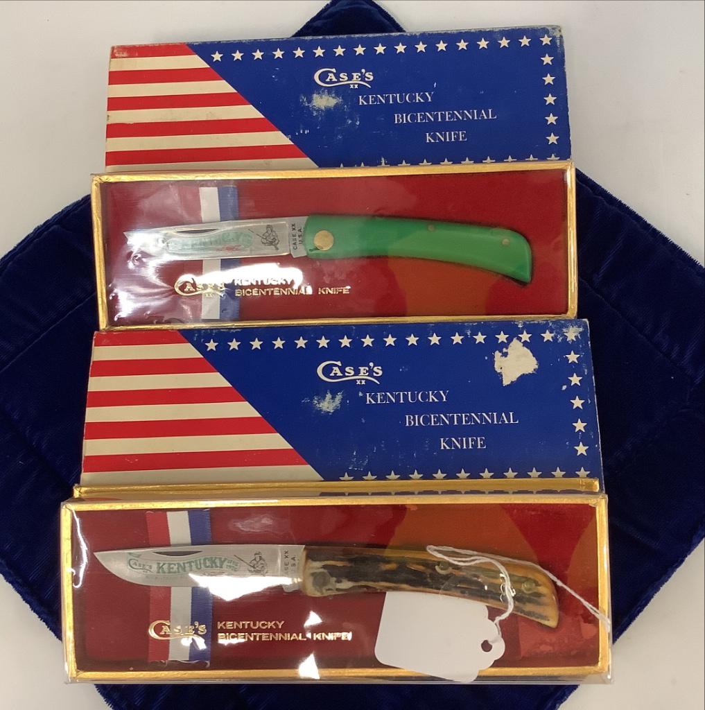 Lot of Two Case XX Kentucky Bicentennial Knives (1 of 6)