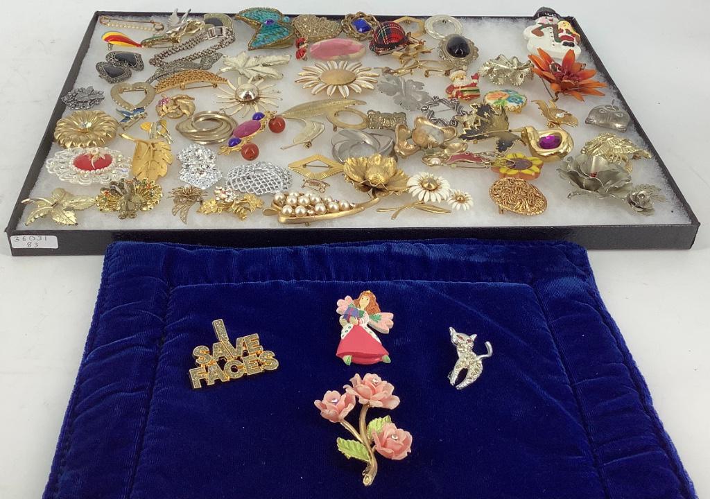 Lot of Vintage - Modern Pins & Accessories (1 of 6)