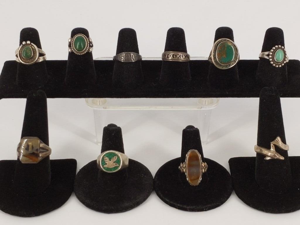 Lot of Sterling Silver Rings (1 of 20)