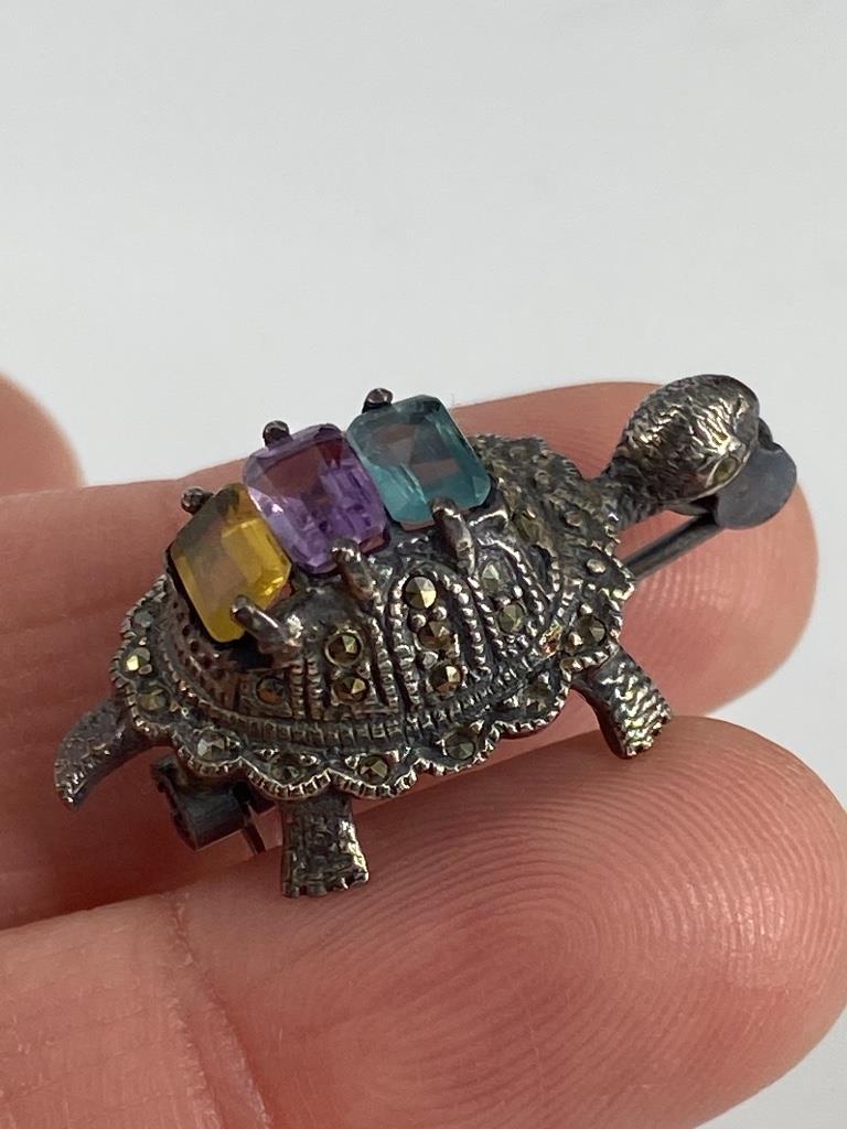 Sterling Silver Turtle Pin (1 of 4)