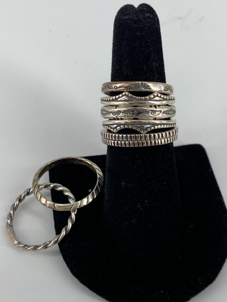Stackable Sterling Silver Rings (1 of 3)