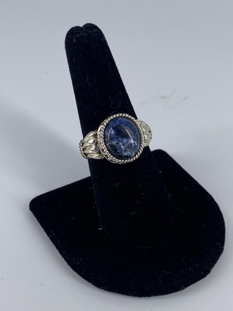 Sterling Silver & Sodalite Ring (1 of 5)